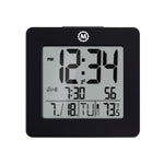 Digital Desktop Clock - Black