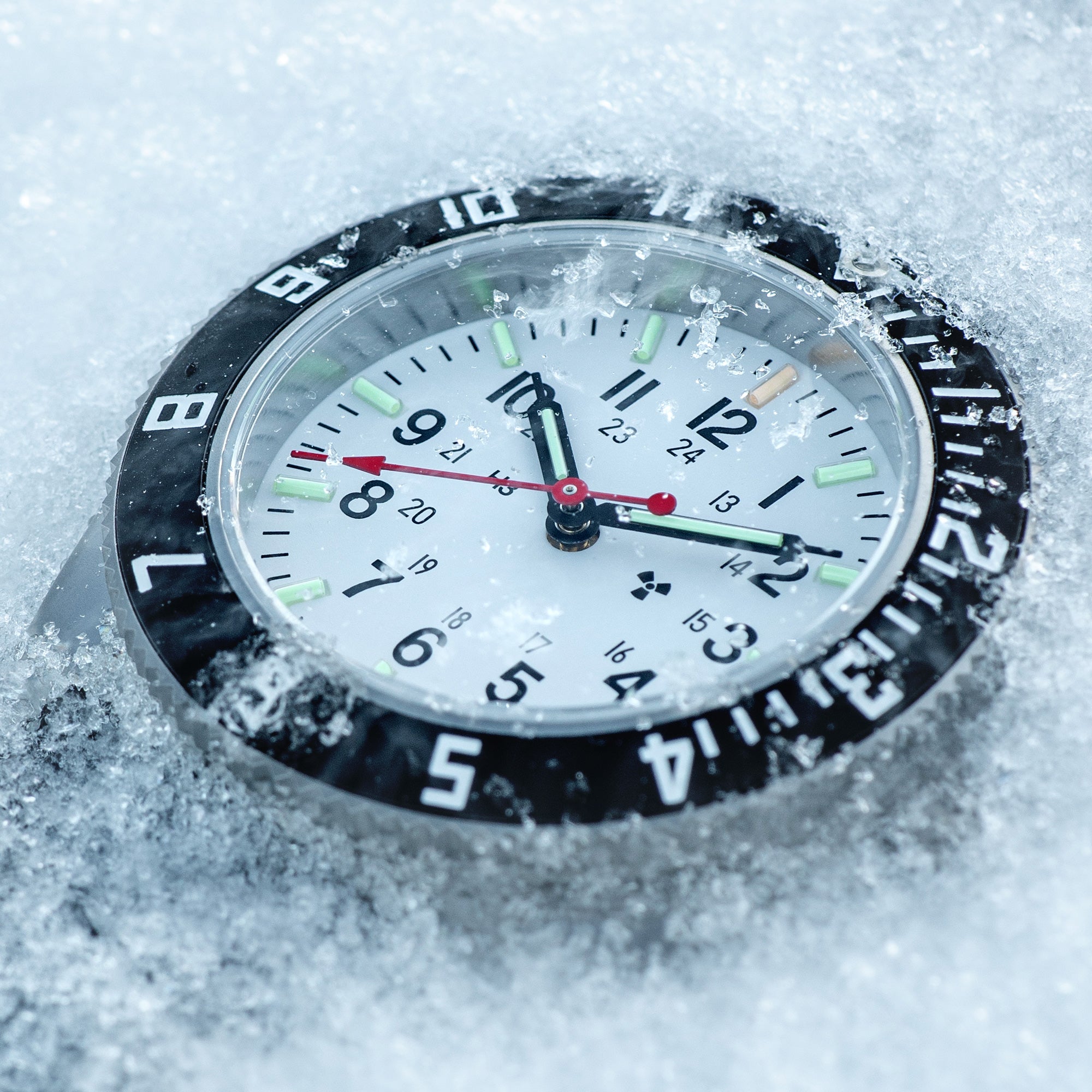 41mm Arctic Steel Navigator (SSNAV) on Ballistic Nylon image