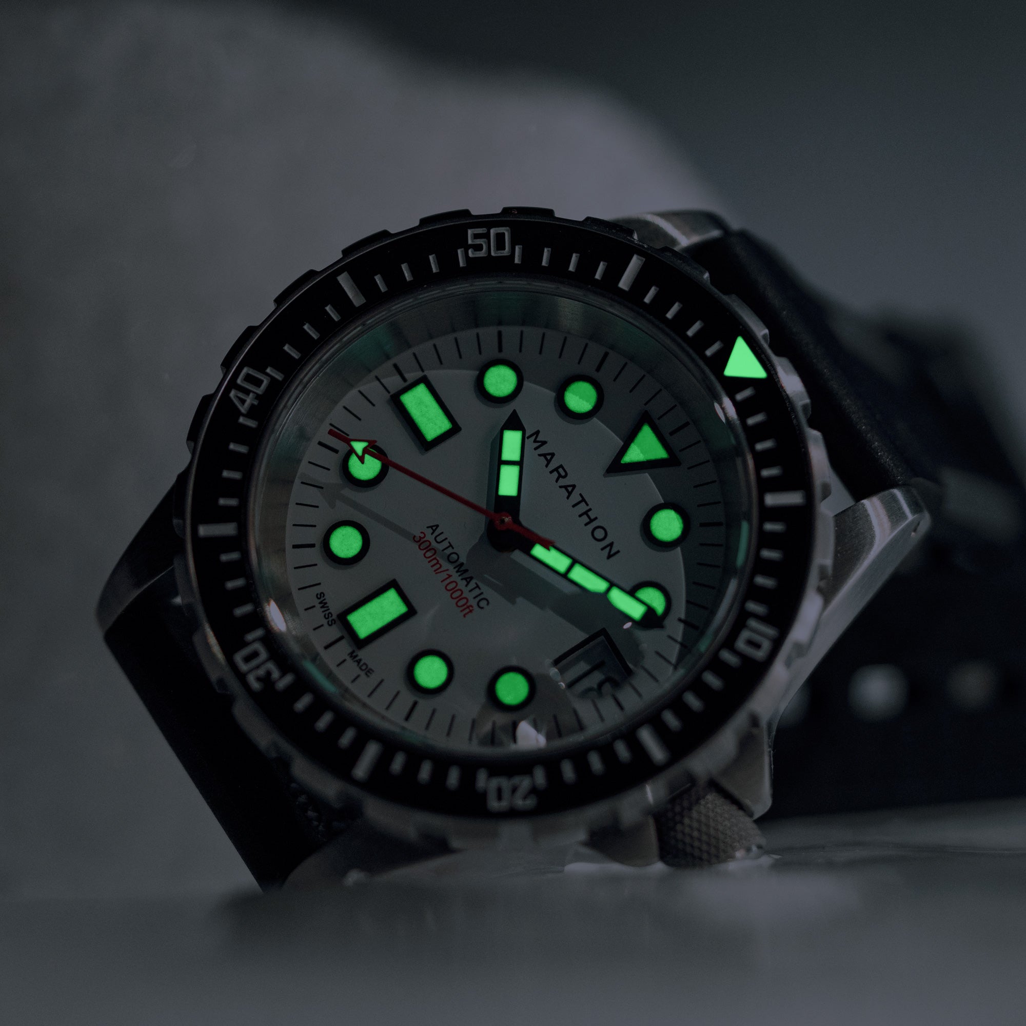 41mm Arctic Original SAR w/ Date on 3-Piece Rubber Strap Kit (OSAR-D) image