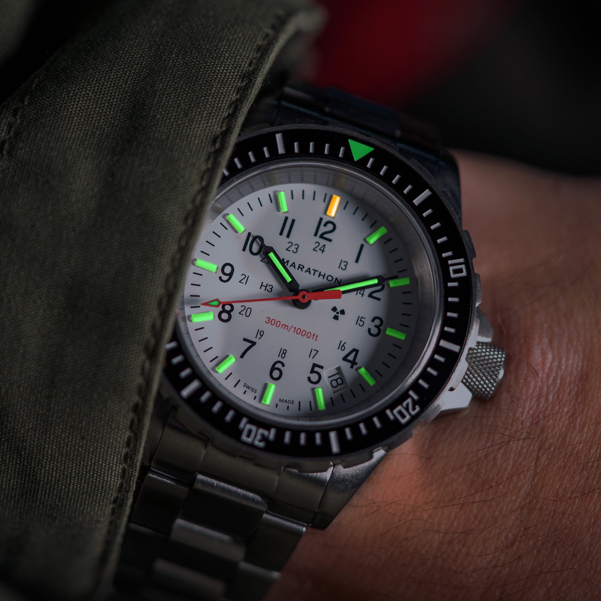 41mm Arctic Edition Large Diver's Quartz (TSAR) with Stainless Steel Bracelet