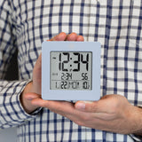 Digital Desktop Clock - Light Blue image