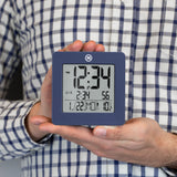 Digital Desktop Clock - French Blue image