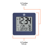 Digital Desktop Clock - French Blue image