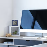 Digital Desktop Clock - French Blue