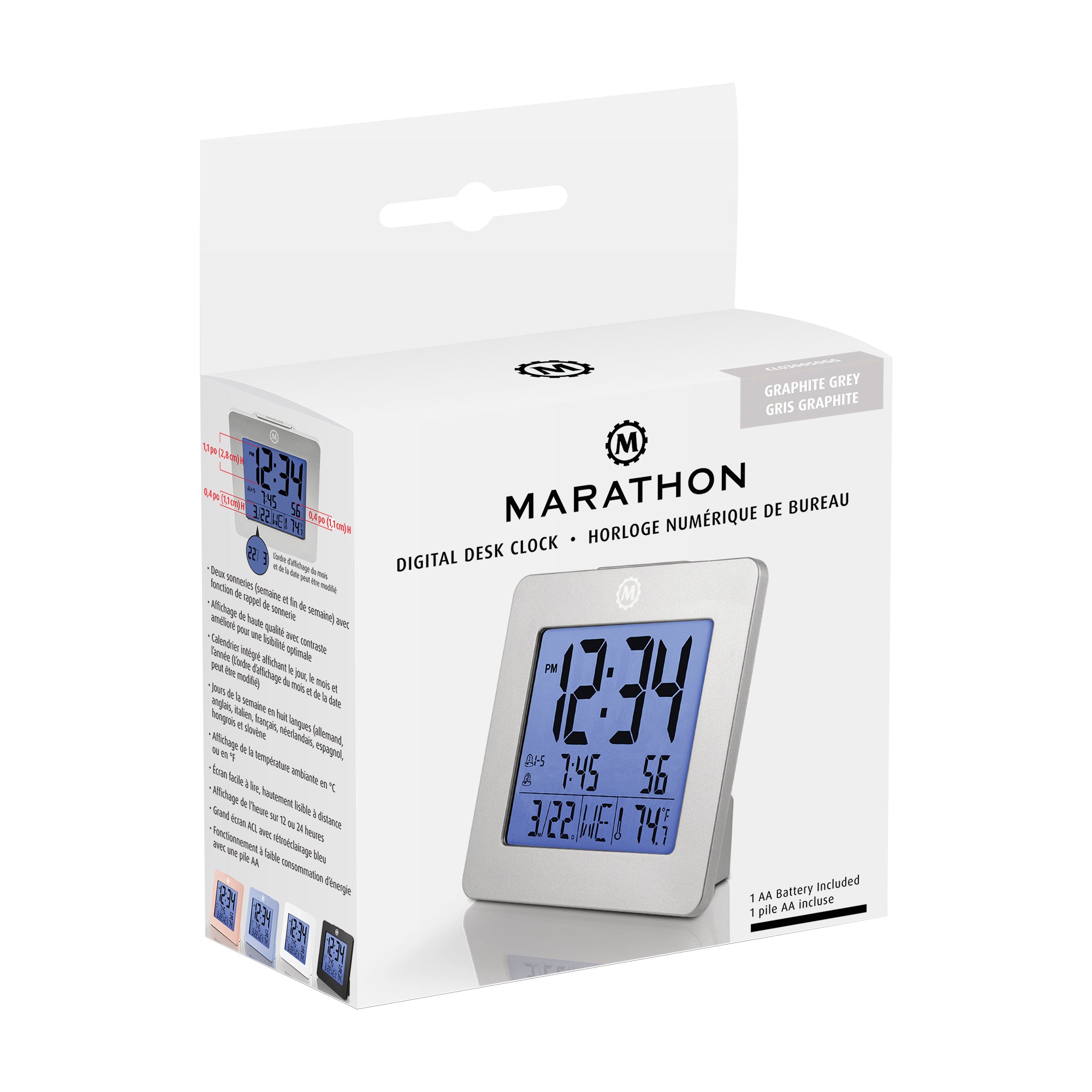 Reloj de escritorio digital