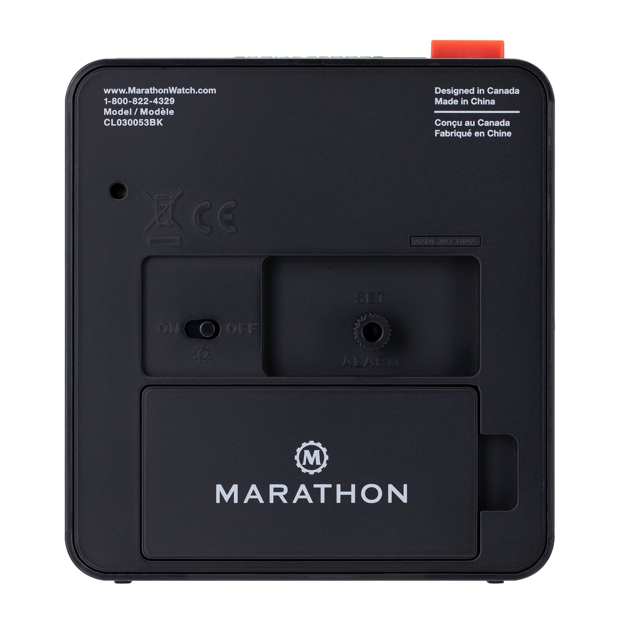 Analog Desk Alarm Clock with Auto Backlight