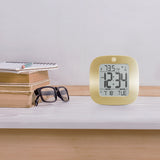 Clock, LCD, Alarm, Mini, gold color (25/50) image