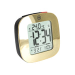 Clock, LCD, Alarm, Mini, gold color (25/50)