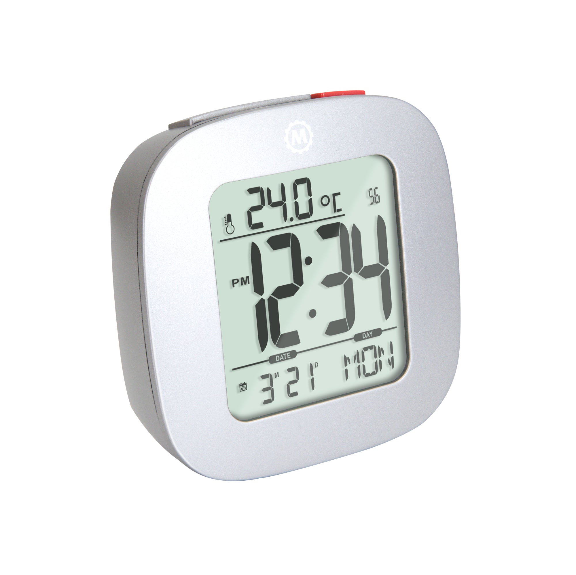 Clock, LCD, Alarm, Mini, Graphite Grey (25/50) – Marathon Watch