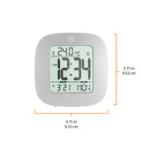 Clock, LCD, Alarm, Mini, Graphite Grey (25/50) image