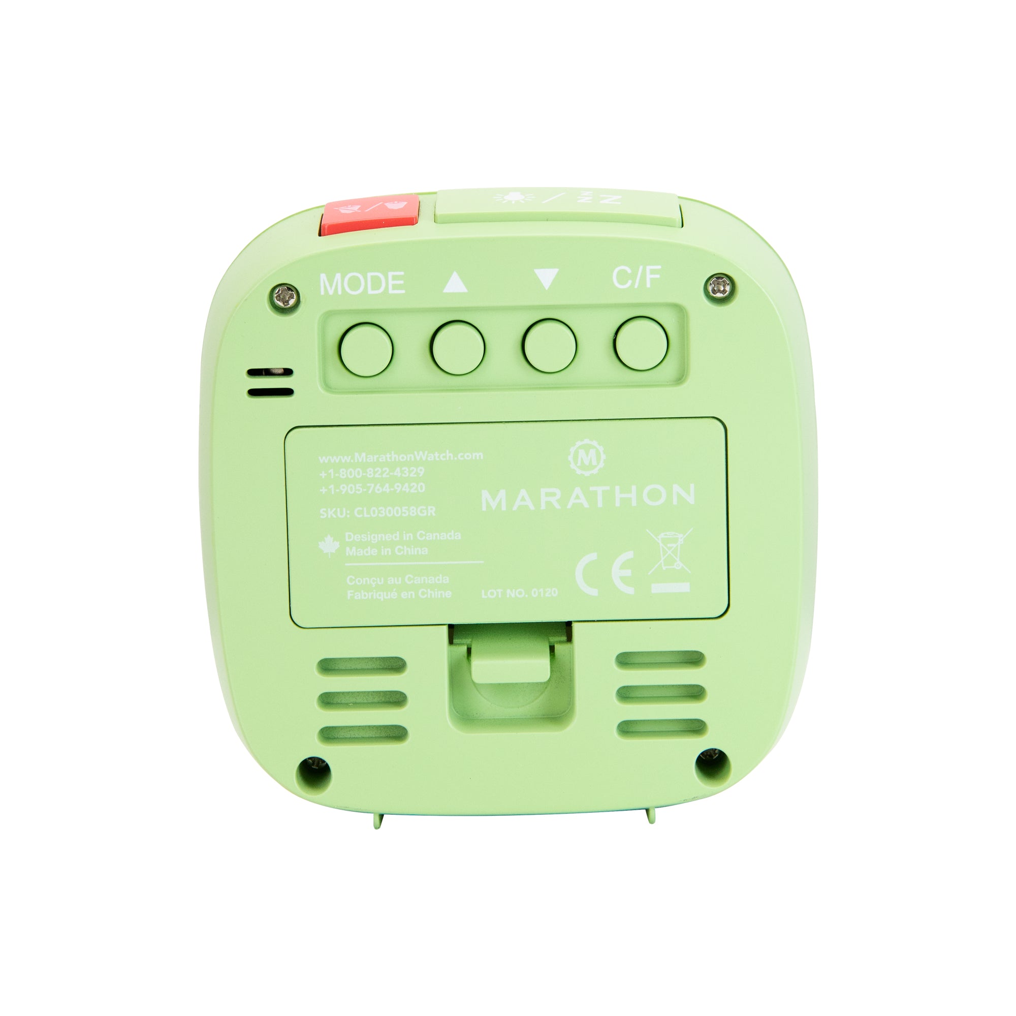 Clock, LCD, Alarm, Mini, Green (25/50)