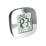 Clock, LCD, Alarm, Mini, Silver (25/50)
