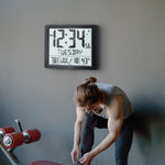 Super Jumbo Self-Setting Wall Clock with Full Date Display and 7 Time Zones