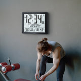 Super Jumbo Self-Setting Wall Clock with Full Date Display and 7 Time Zones image