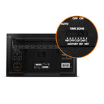 Slim Jumbo Self-Setting Wall Clock with Indoor Temperature & Humidity