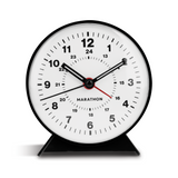 Alarm Clock with Mechanical Wind Up - White Dial image