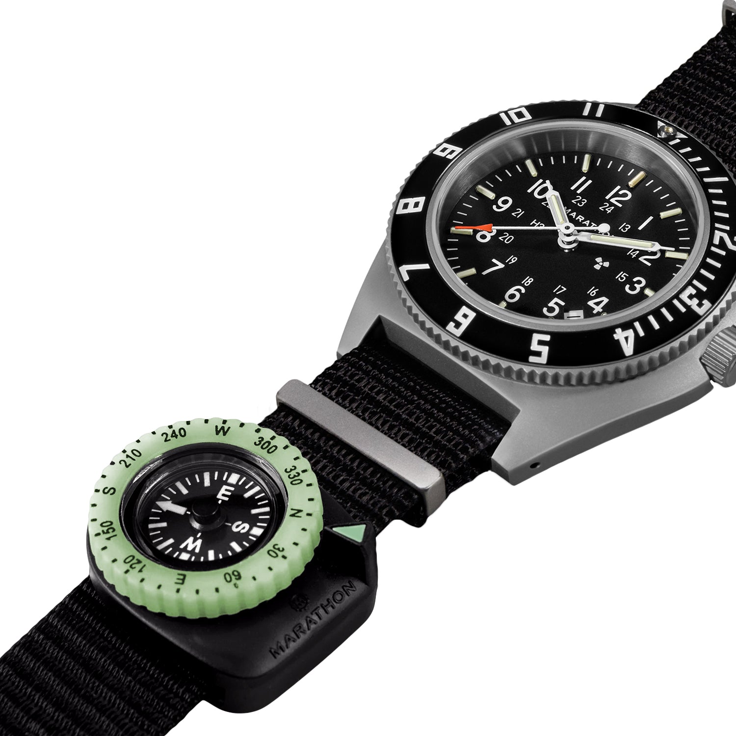 Glow-in-the-Dark Clip Compass image