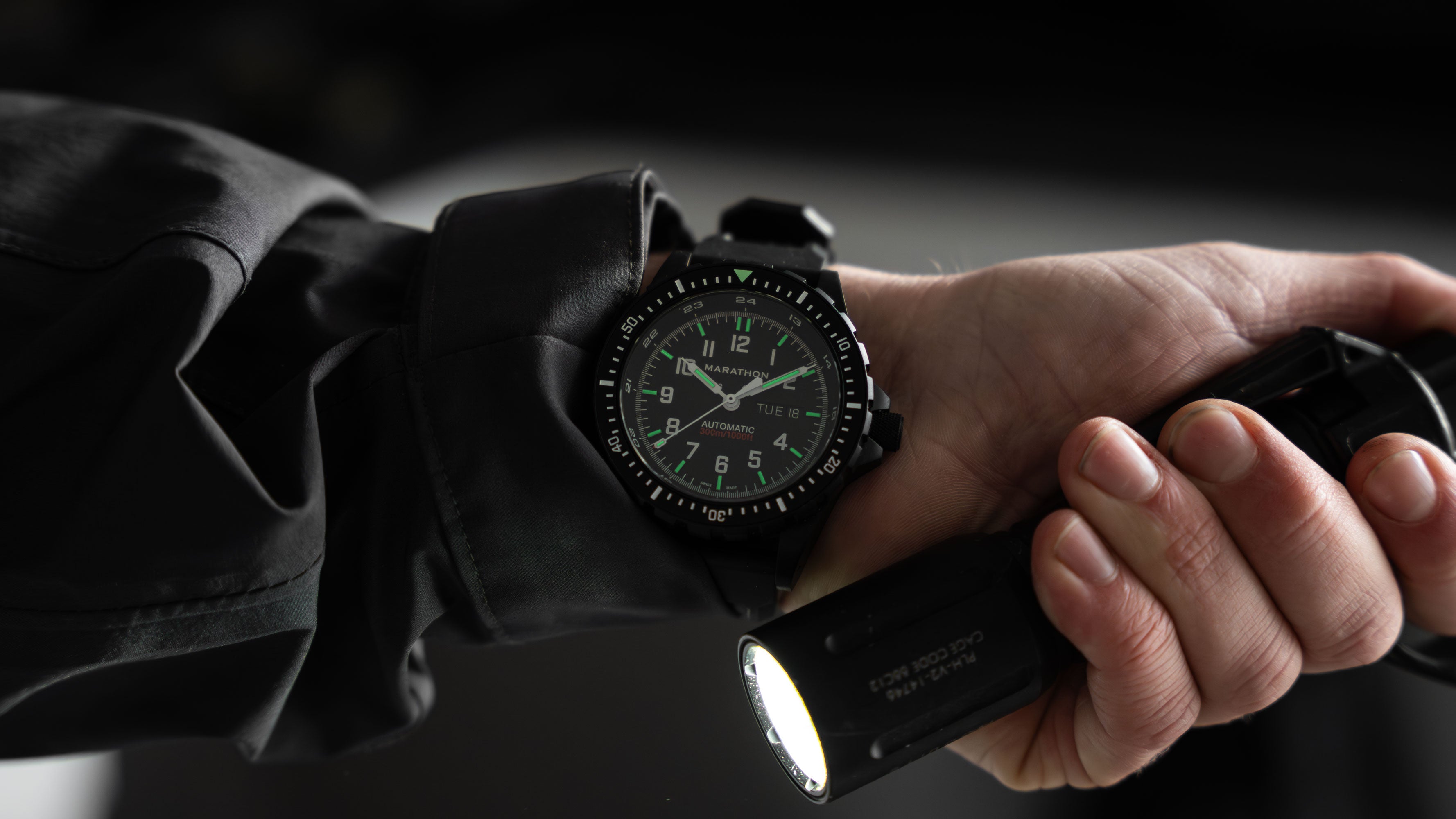 46mm Anthracite Large Diver's Automatic (JDD) – Marathon Watch