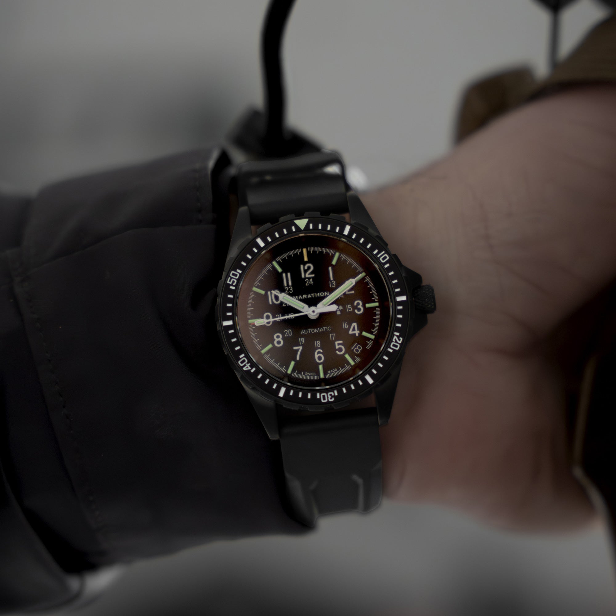 36mm Anthracite Medium Diver's Automatic (MSAR Auto) – Marathon Watch