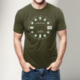 Slim Fit OD Green Glow Marathon Watch OSAR-D T-Shirt image