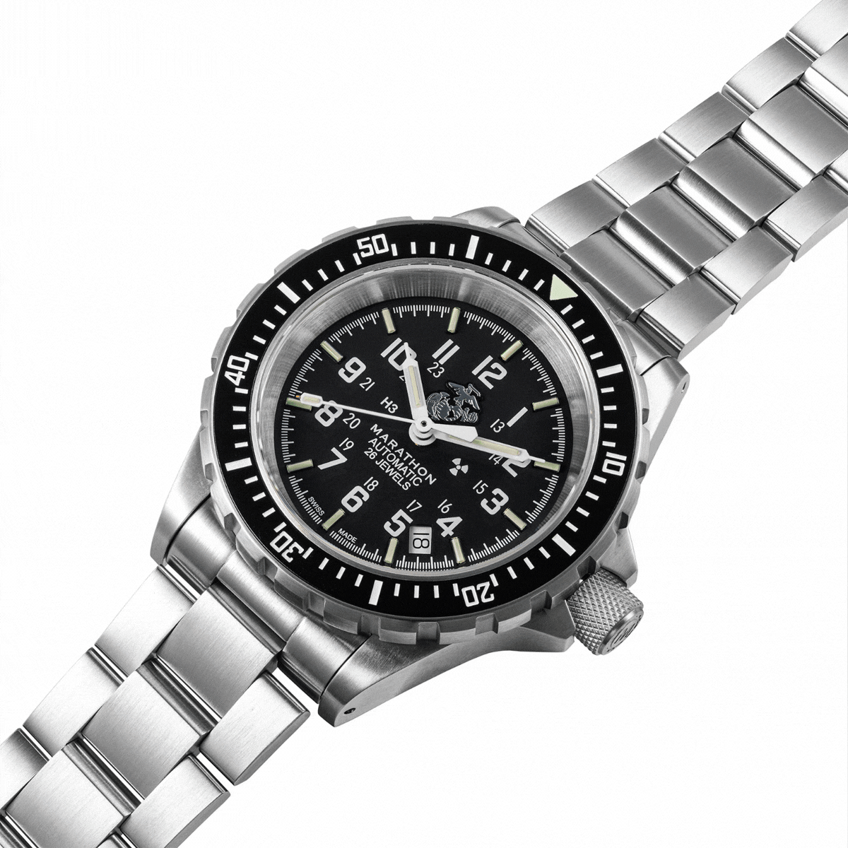 41mm Offizielle USMC™ Große Taucher-Automatik (GSAR) mit Edelstahlarmband