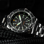 46mm Jumbo Diver's Quartz (JSAR) with Stainless Steel Bracelet