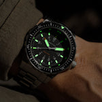 46mm Jumbo Diver's Quartz (JSAR) with Stainless Steel Bracelet