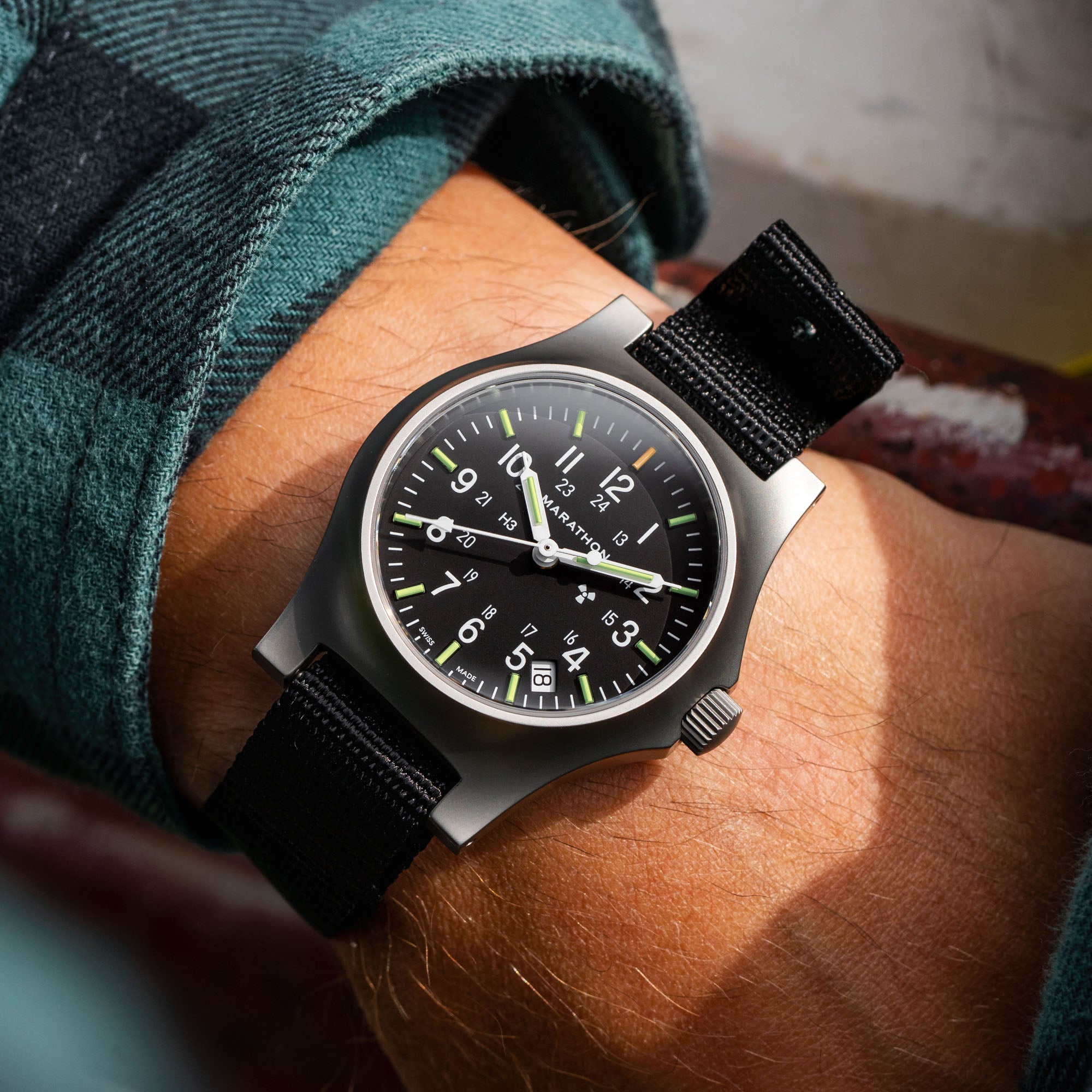 36mm Officer's Quartz w/ Date (GPQ-D) – Marathon Watch