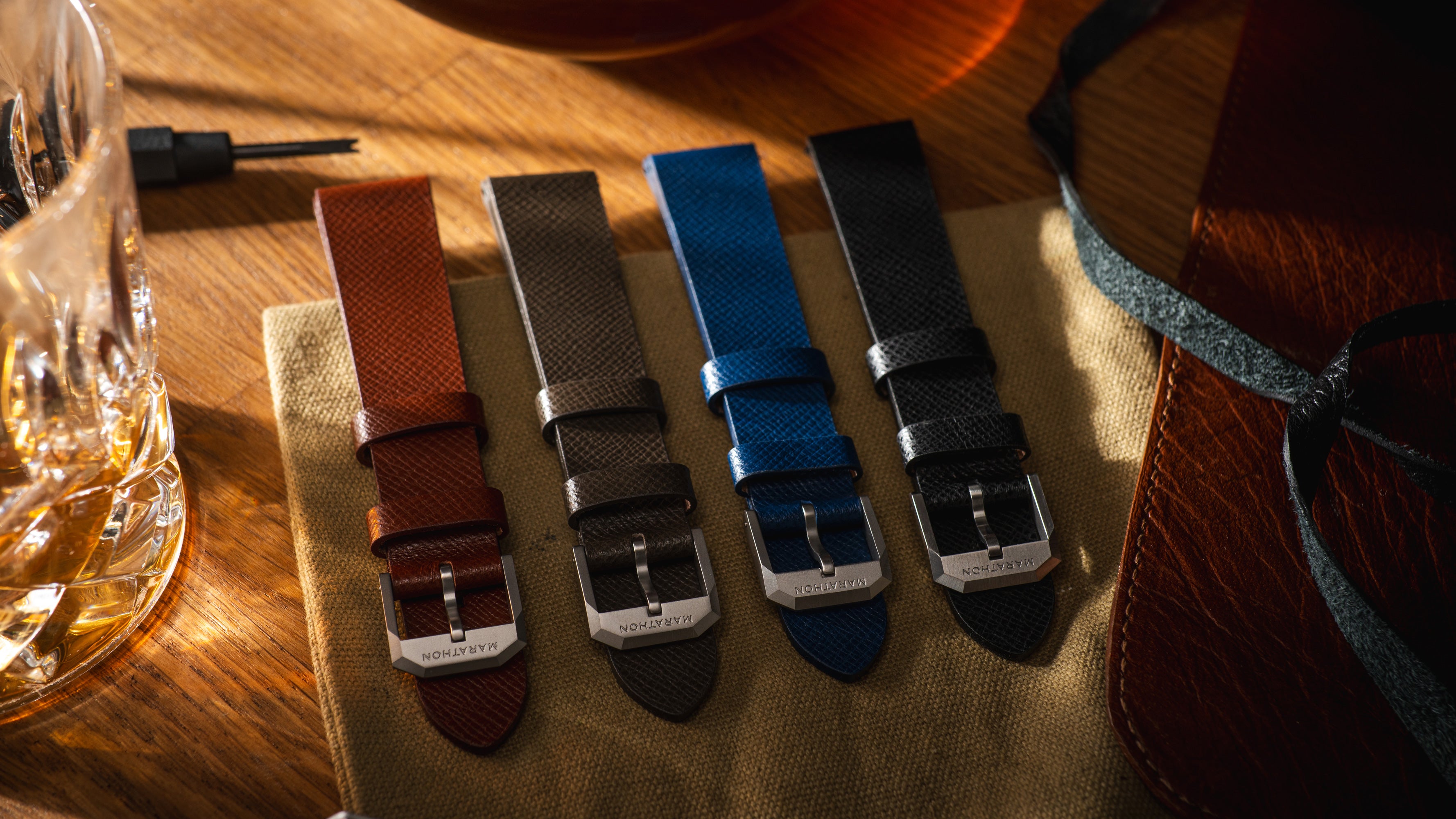 2-Piece Leather Straps – Marathon Watch 2-Piece Leather Straps – Marathon Watch