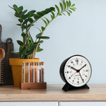 Alarm Clock with Mechanical Wind Up - White Dial