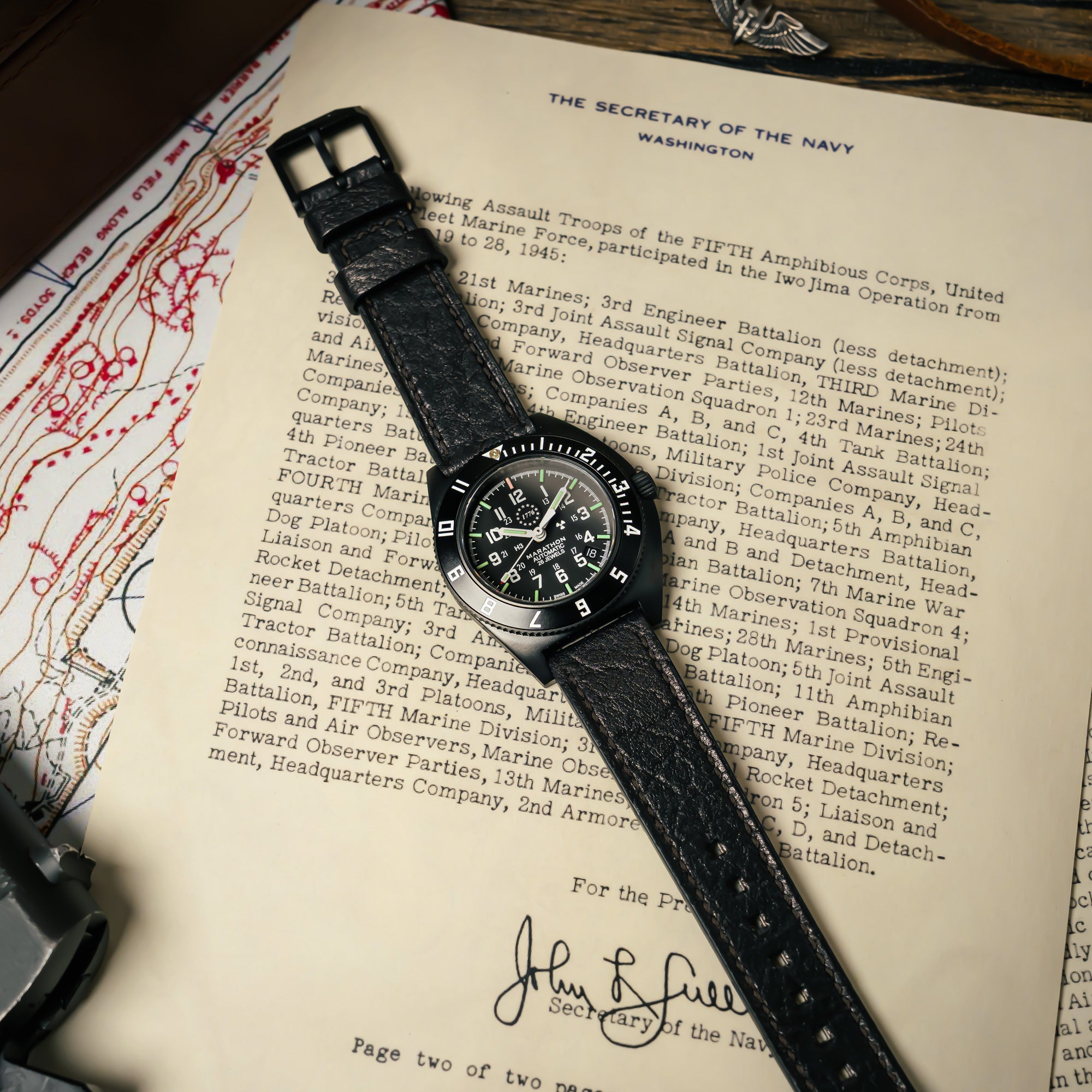 US 250 Limited Edition Anthracite Navigator – Marathon Watch
