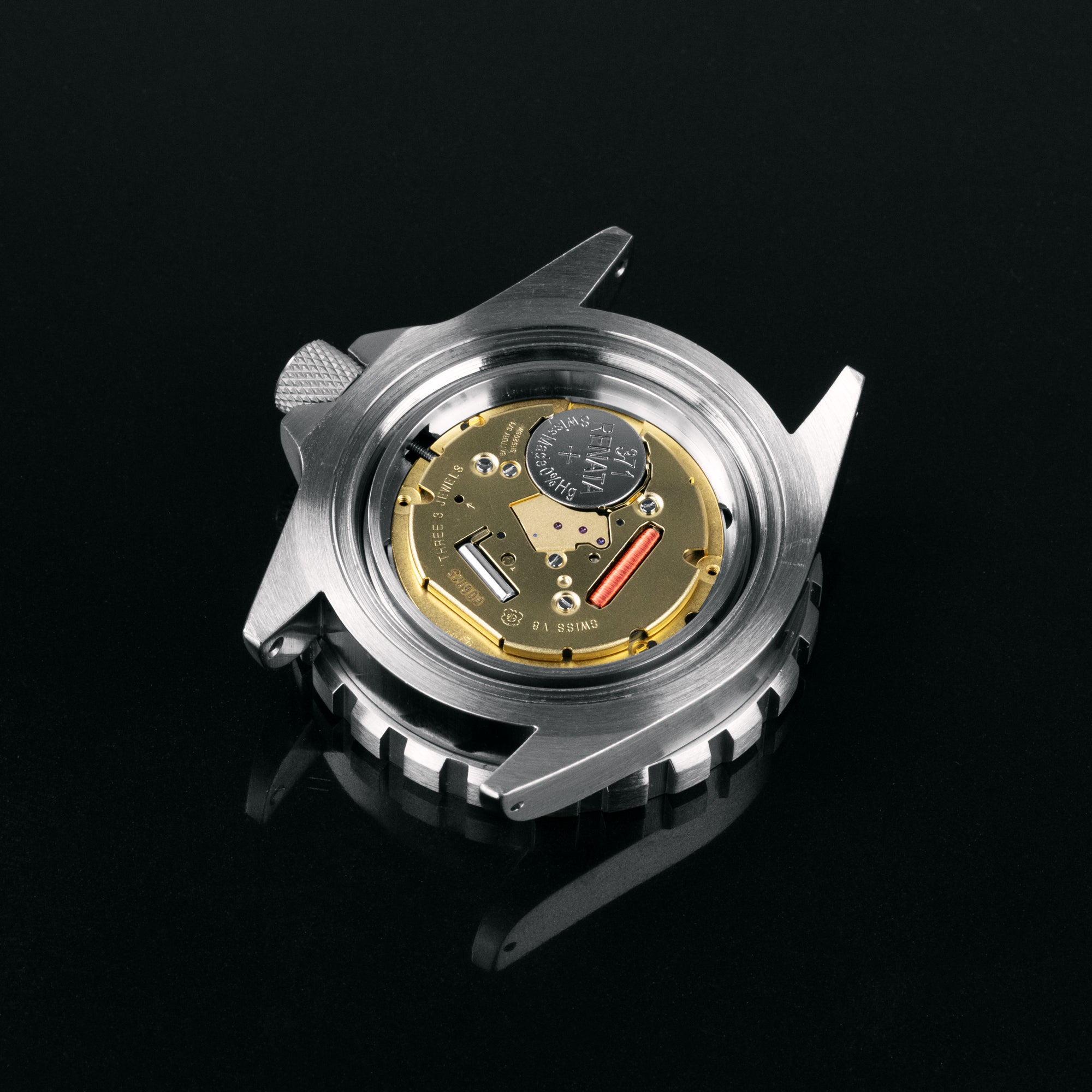 41mm Official Duvdevan Large Diver's Quartz (TSAR) with Stainless Steel Bracelet image