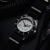 41mm Arctic Steel Navigator w/ Date Automatic (Arctic SSNAV-D Auto) on Nylon DEFSTAN image