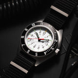 Steel Navigator de 41 mm (SSNAV) sur kit de bracelet en caoutchouc noir 3 pièces image