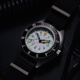 Steel Navigator de 41 mm (SSNAV) sur kit de bracelet en caoutchouc noir 3 pièces image