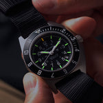 41mm Steel Navigator w/ Date Automatic (SSNAV-D AUTO) on Ballistic Nylon