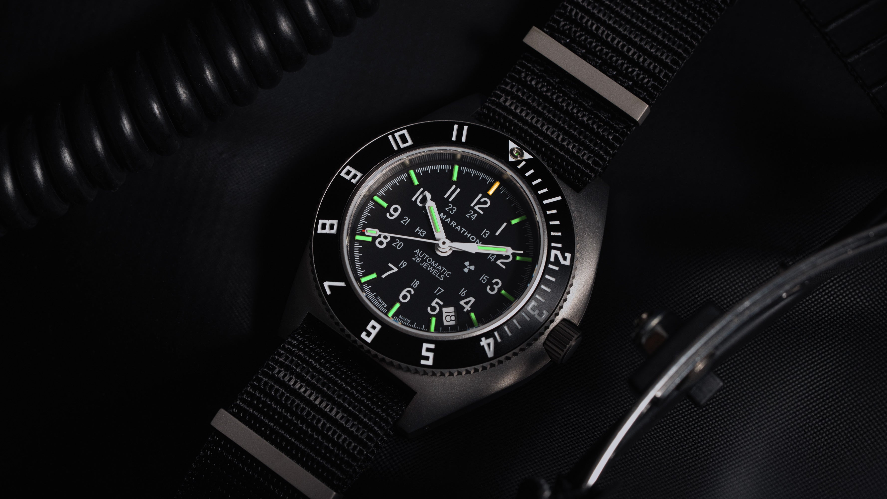 41mm Steel Navigator w/ Date Automatic (SSNAV-D AUTO) on Nylon DEFSTAN image