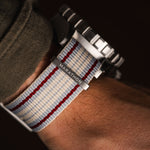 22MM DEFSTAN Strap Brushed Steel Hardware