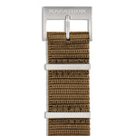 Nylon DEFSTAN Strap with Parkerized Hardware, 20mm, Desert Tan image