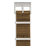 Nylon DEFSTAN Strap with Parkerized Hardware, 20mm, Desert Tan image