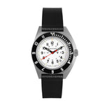 2-Piece Leather Strap, 20mm, Black, Parkerized Hardware image