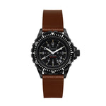 2-Piece Leather Strap, 20mm, Cognac, Anthracite Hardware