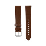 2-Piece Leather Strap, 20mm, Cognac, Parkerized Hardware image
