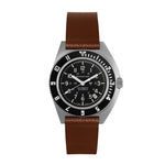 2-Piece Leather Strap, 20mm, Cognac, Parkerized Hardware image