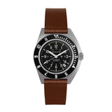 2-Piece Leather Strap, 20mm, Cognac, Parkerized Hardware image