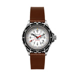 2-Piece Leather Strap, 20mm, Cognac, Brushed Hardware image