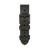 2-Piece Leather Strap, 20mm, Moss Green, Anthracite Hardware image