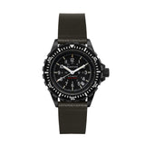 2-Piece Leather Strap, 20mm, Moss Green, Anthracite Hardware image