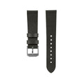 2-Piece Leather Strap, 20mm,  Black, Brushed Hardware image