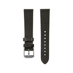 2-Piece Leather Strap, 20mm, Moss Green, Brushed Steel Hardware image